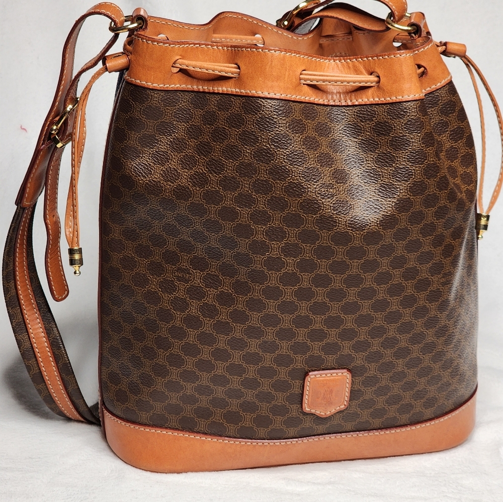 Authentic Celine macadam bucket bag